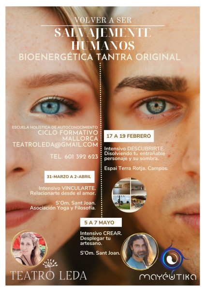 Intensivo de bioenergética Descubrirte: Disolviendo tu entrañable personaje y su sombra