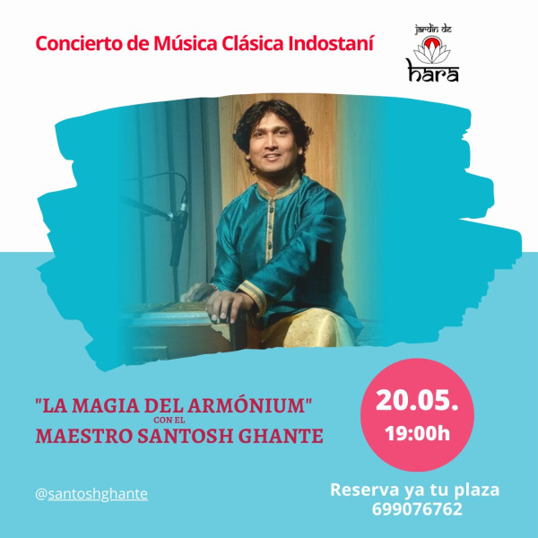 Concierto Música Clásica Indostaní - Maestro Santosh Ghante