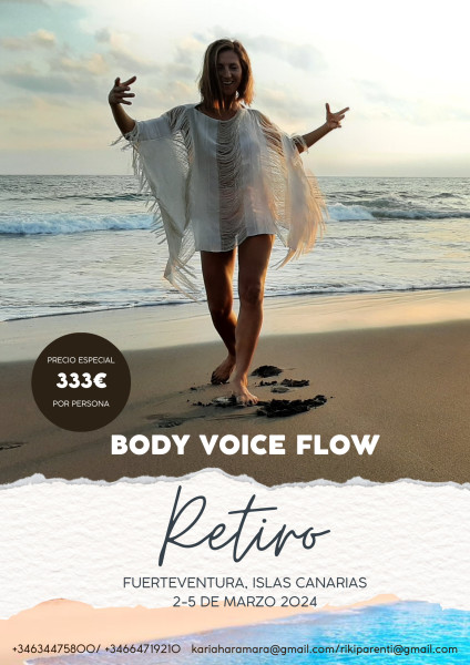 Retiro Body Voice Flow en Fuerteventura / 2-5 de marzo