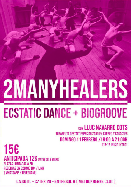2manyhealers - Ecstatic Dance + Biogroove en Barcelona
