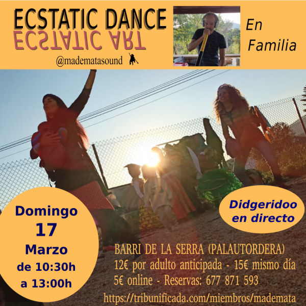 Ecstatic Dance en Familia / Adult@s sin niñ@s también bienvenid@s