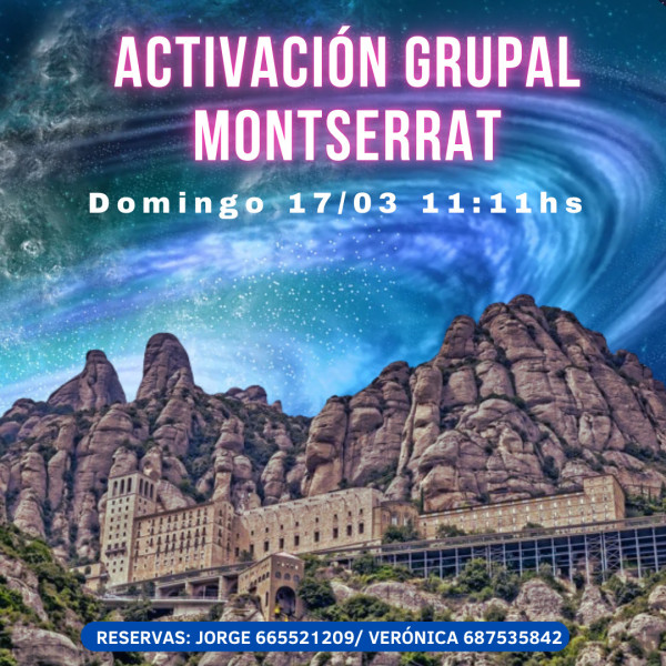 Activación grupal en Montserrat
