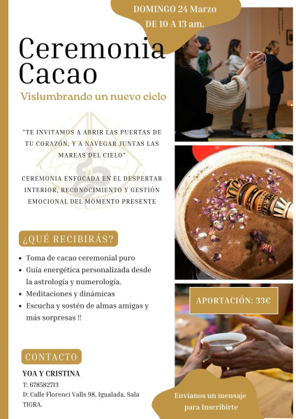 Ceremonia Lunar Con CACAO – Tribu Unificada