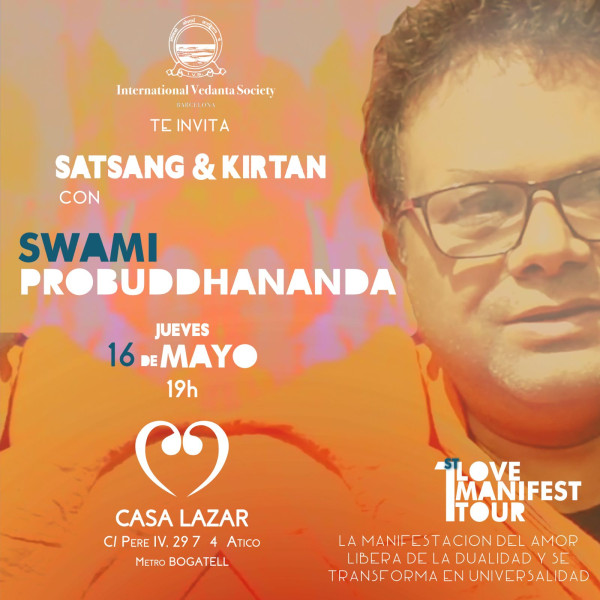 Satsang & Kirtan con Swami Probuddhananda