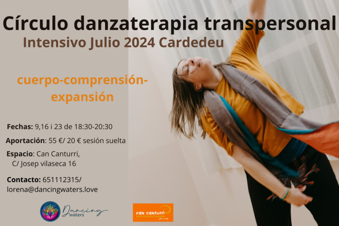 Círculo Danzaterapia Transpersonal - Intensivo 3 martes Julio 2024