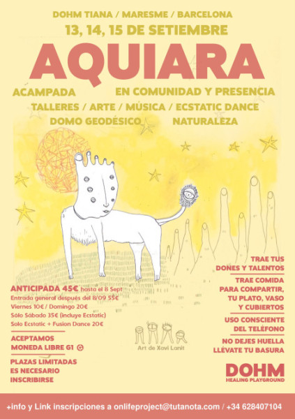 AQUIARA - Acampada en Comunidad y Presencia - Tiana (Barcelona)