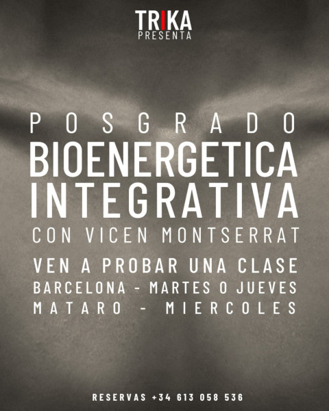 Clase de prueba del posgrado en bioenergética integrativa - Barcelona