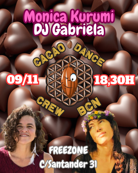 Ecstatic Cacao con Dj Gabriela y Monica Kurumi