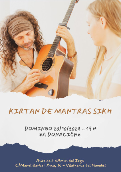 Kirtan Chandra Satya de Mantras Sikh en Vilafranca