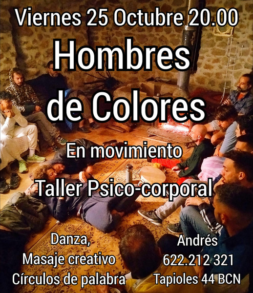 Hombres de Colores en movimiento