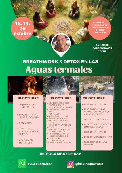 Breathwork and Detox en las Aguas termales