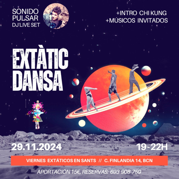 Viernes Extáticos en SANTS Dj Sonido Pulsar