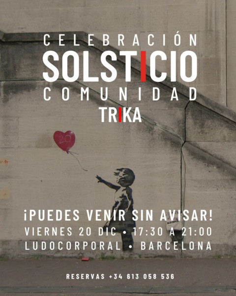 Celebración de solsticio en la comunidad Trika