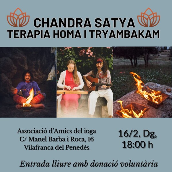 Kirtan Chandra Satya y Homa con Kiko Munay