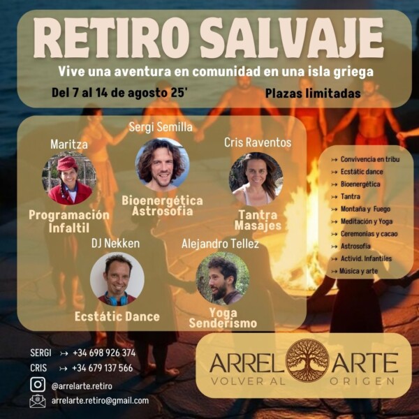 Retiro ArrelArte · Aventura en tribu en una isla griega.