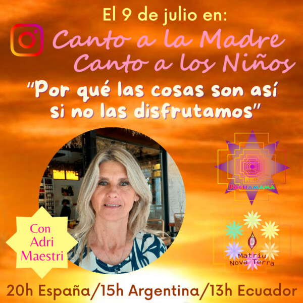 "Por qué las cosas son así si ya no las disfrutamos" en Canto a la Madre