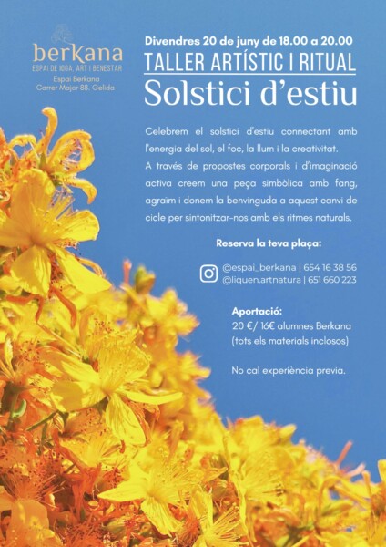Taller artístic i ritual - Solstici d'estiu 🔥