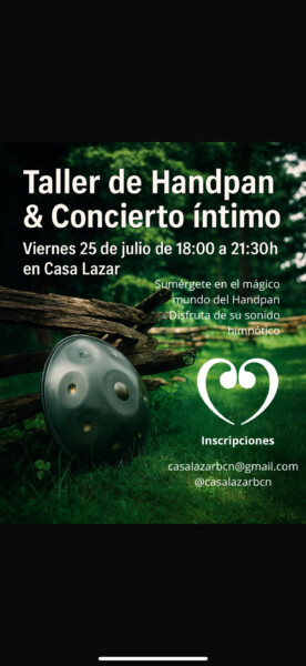 Taller de HANDPAN & Concierto Fusion Dance Friendly