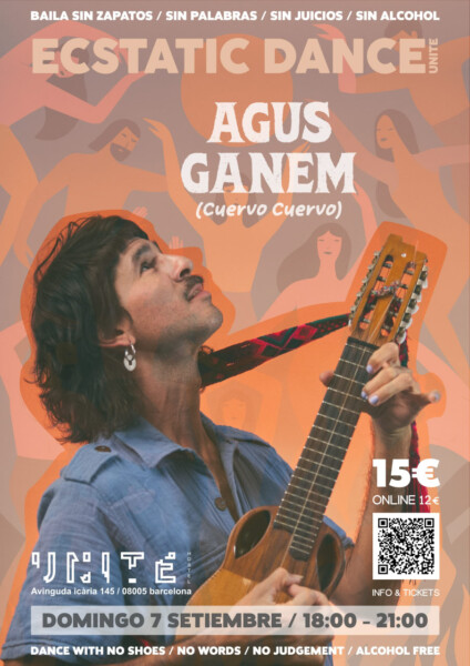 Ecstatic Dance con Agus Ganem (cuervo cuervo) en barcelona.