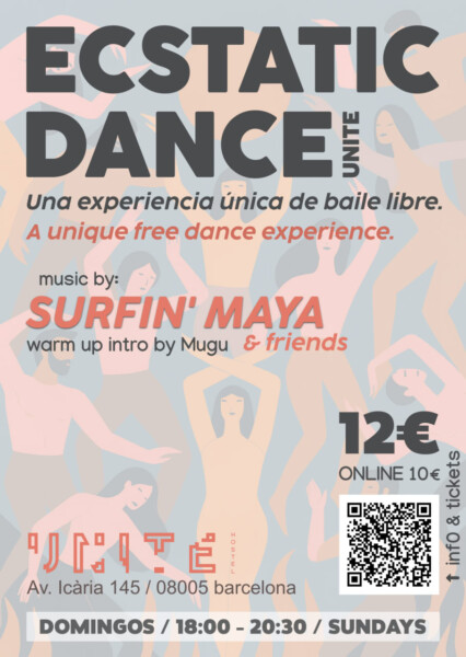 Ecstatic Dance Unite con Surfin' Maya & Mugu / 2manyhealers collective