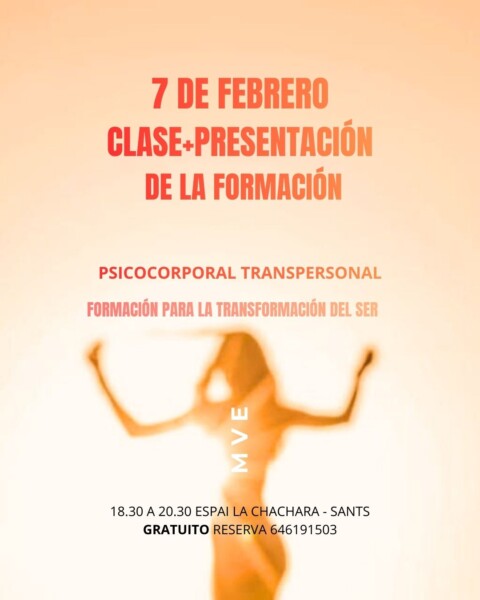 Presentación + Clase Formación MVE Transpersonal psicocorporal