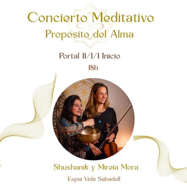 Concierto meditativo. Proposito del Alma. Portal 11.1.1 Inicio