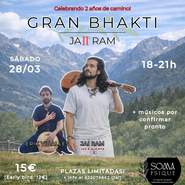 GRAN BHAKTI🕉️❤️ Celebración 2º aniversario Jai Ram🎉✨