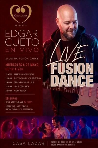 Live Fusion Dance con Edgar Cueto Melendo