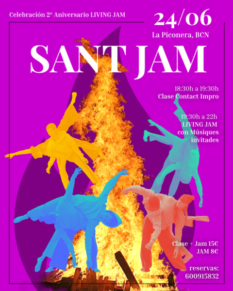 SANT JAM! Living Jam 2do Aniversario! Danzo y Expresión + Música en vivo