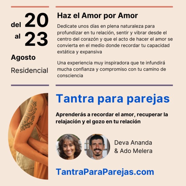 Retiro de tantra en pareja