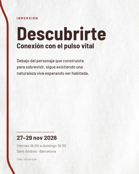 Inmersión Descubrirte: Conexión con el pulso vital