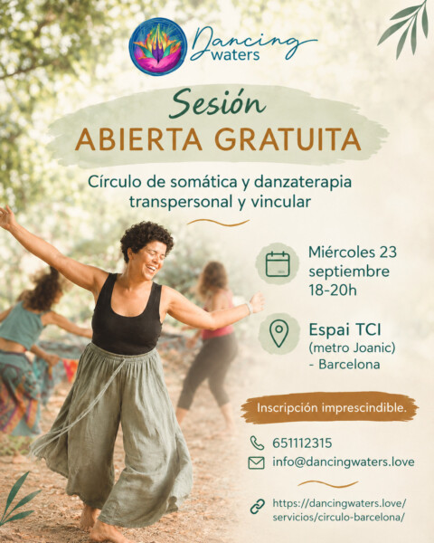 Sesión abierta gratuita - Círculo de somatica y danzaterapia transpersonal