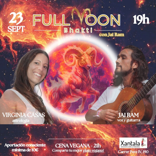 FULL MOON Bhakti🌕🕉️✨❤️ en Aries♈