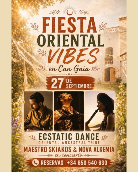 Ecstatic dance y concierto en CAN GAIA 🌏🥁🚪🤍🤍
