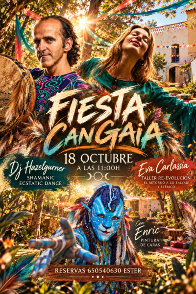 Fiesta Can Gaia "El retorno a lo salvaje " 🦁🐯