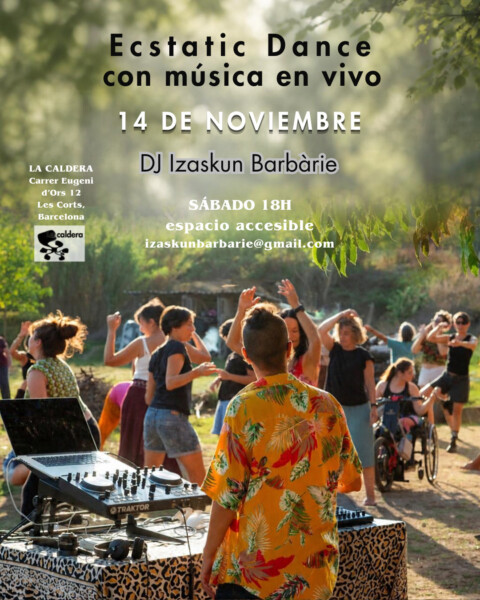 Ecstatic Dance con Música en Vivo - DJ Izaskun Barbàrie