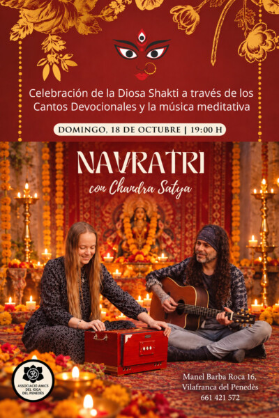 Kirtan Chandra Satya - Celebración Navaratri en Vilafranca